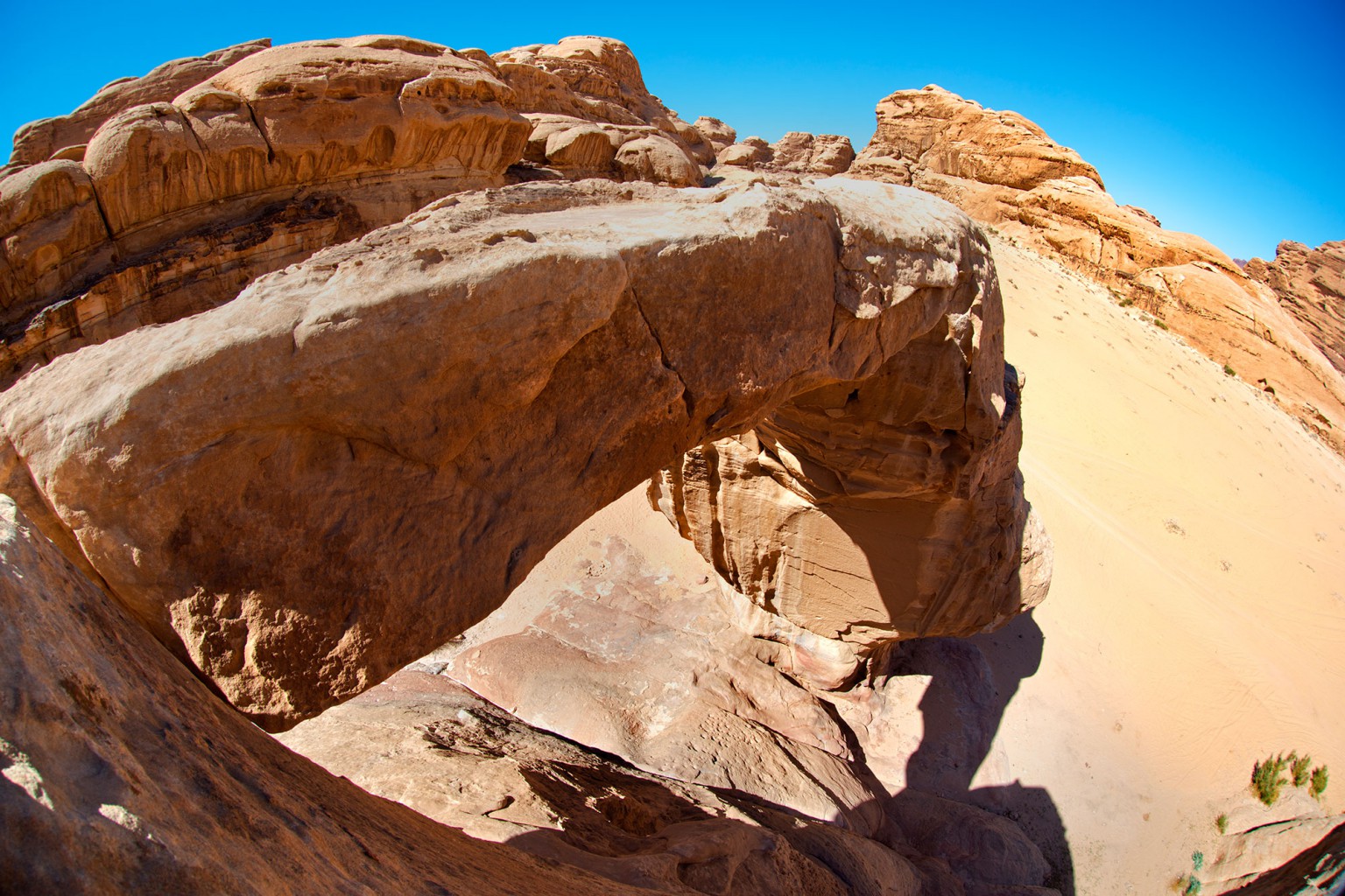 Incredible Sandstone Bridges of Wadi Rum